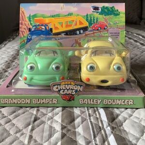 The Chevron Cars Brandon Bumper & Bailey Bouncer- Vintage 1999 🆕